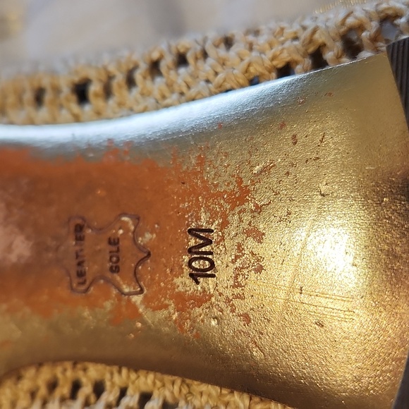 Crochet Tory Burch Reva flats 10M - Picture 5 of 6